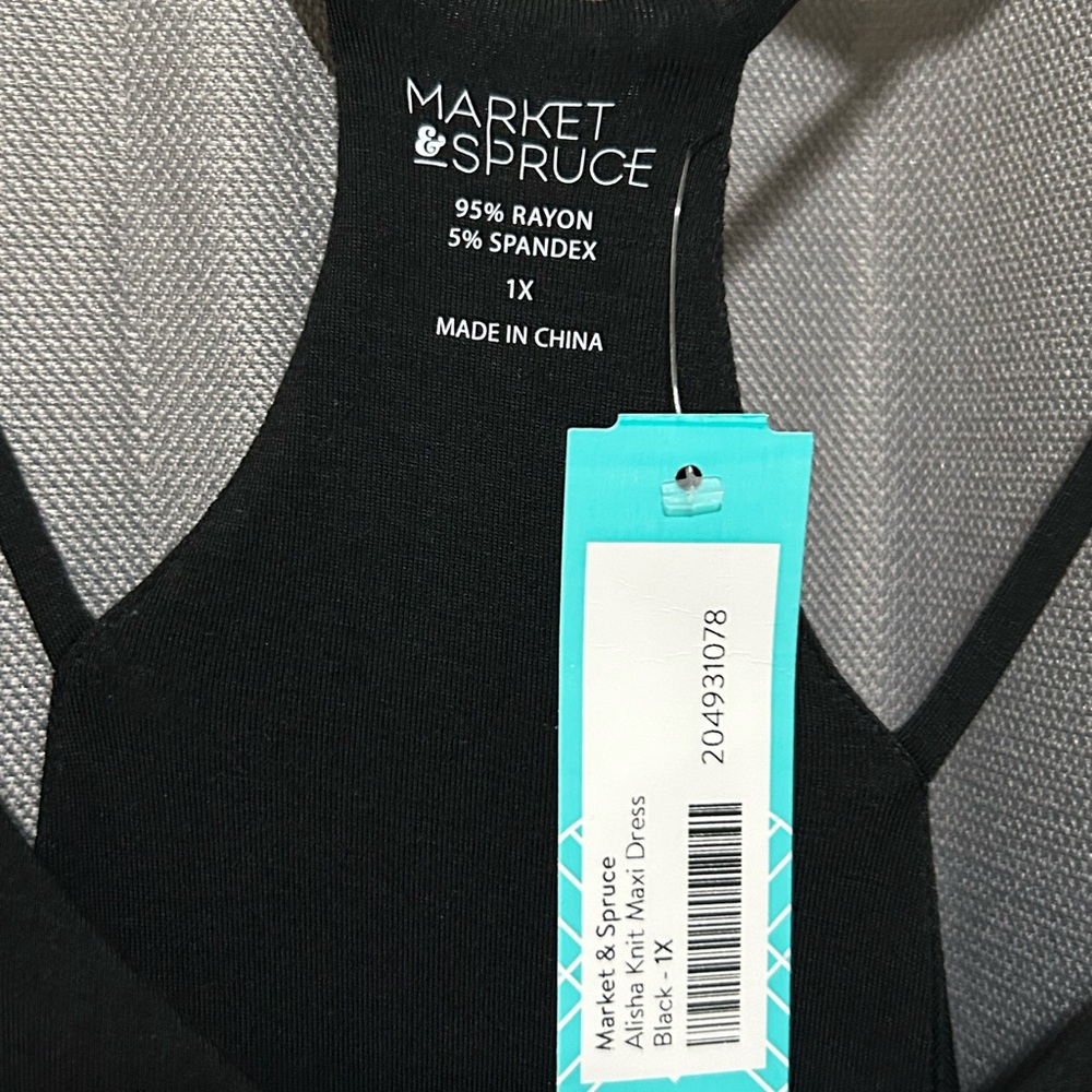 Black Knit Maxi Dress - Picture 11 of 11